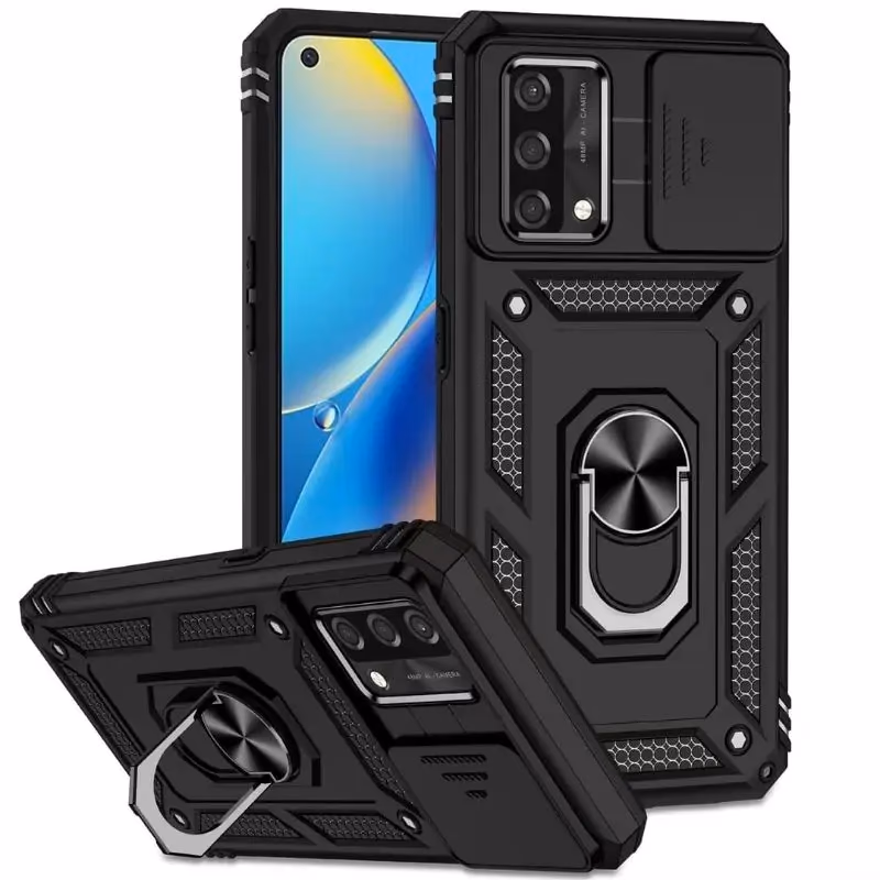YKCS 0509 Slide Camera Hybrid Frosted Case